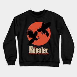 Vintage Rooster Fighting Crewneck Sweatshirt